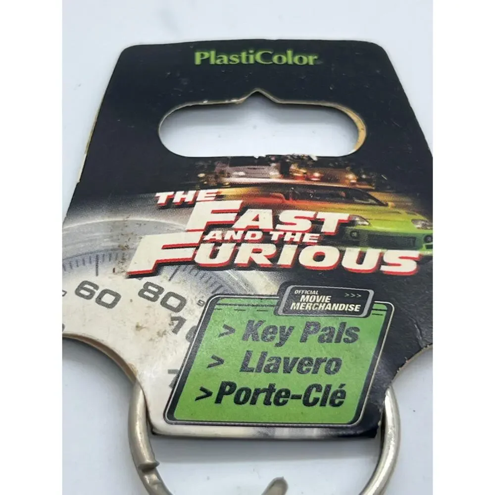 Lot(2) New old stock Fast & the Furious and NX Express Plastic Color Keychain